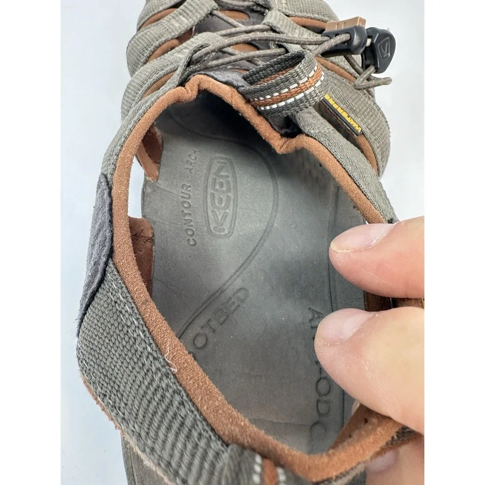 KEEN Newport H2 Men Sandals Size 11.5 Brown Waterproof Hiking Water Shoes 010116